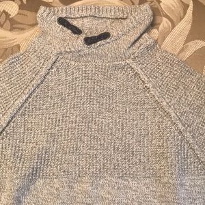 Boys Pullover Sweater with high collar.